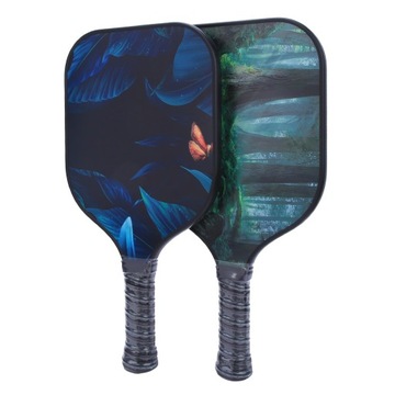 Zestaw rakietek do paddleballa z włókna węglowego