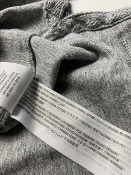 Abercrombie & Fitch ORYGINALNE SZARE BAWEŁNIANE POLO rozmiar L