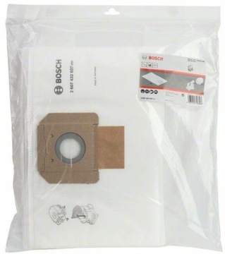 Bosch 2607432037 Worki włókninowy 5 szt. do GAS35LAFC GAS35LSFC+ oryginał