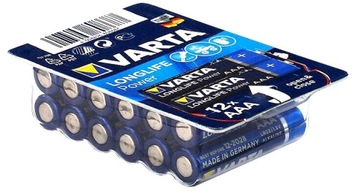 12 x Bateria LR03 Varta Longlife Power High Energy