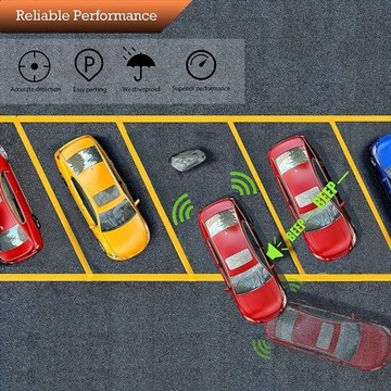 Светодиодный парковочный радар Auto Parktronic с 4 датчиками парковки