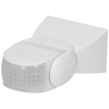 ДАТЧИК ДВИЖЕНИЯ В СУМЕРКАХ НАРУЖНЫЙ НАСТЕННЫЙ СВЕТОДИОДНЫЙ ДЕТЕКТОР РЕГУЛИРУЕМЫЙ БЕЛЫЙ IP65