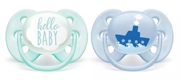 Ортодонтическая соска AVENT SCF222/01 0-6 м 2 шт.