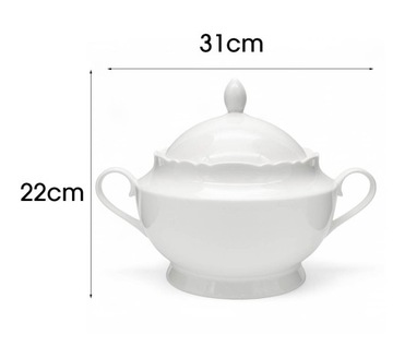 Ваза с крышкой 3,3 л для бульонного супа за закрытый стол