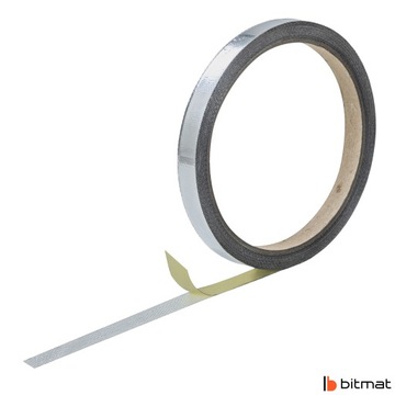 Srebrna Osłona Termiczna Samoprzylepna do 600°C 10 mm x 5 m taśma termiczna