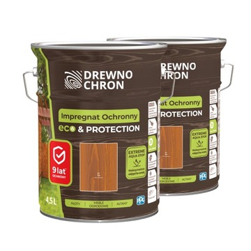 Drewnochron Impregnat ochronny do drewna Eco&Protection tik 9L
