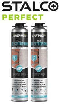 Klej do styropianu pistoletowy 750 ml STALCO x 2 szt