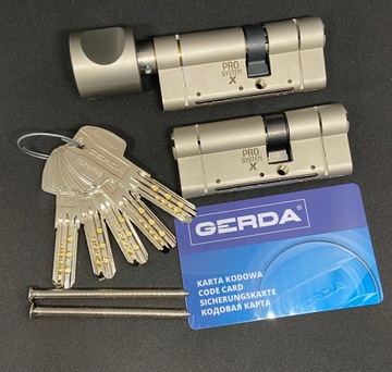Gerda Prosystem 45/50 + 45G/50 system jeden klucz