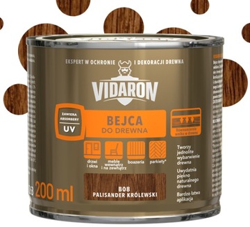 Vidaron bejca do drewna Palisander królewski B08 0,2L