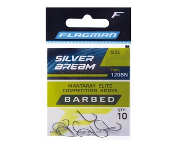 FLAGMAN HACZYKI MANTARAY SILVER BREAM 120BN Roz.10 10szt