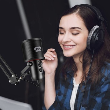 AUDIO-TECHNICA AT2020 МИКРОФОН + РУЧКА + ПОП + КОРЗИНА