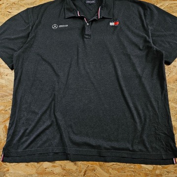 Koszulka T-shirt Męska Polo TOMMY HILFIGER AMG Casual Nowy Model 5XL XXXXXL