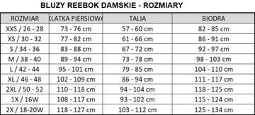 Bluza Damska Reebok DU4899 TE MARBLE FULLZIP XS