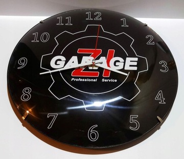 Большие настенные часы с логотипом вашей компании.