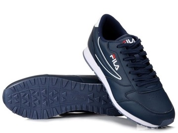 Buty męskie sportowe oryginalne Fila Orbit Low granatowe ekoskóra 43