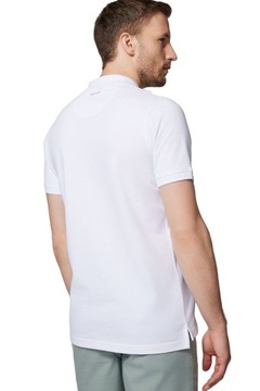 Koszulka Polo z Bawełny Męska Biała Próchnik PM3 L