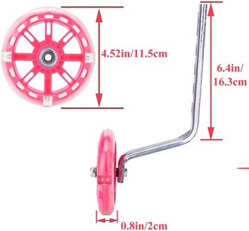 БОКОВЫЕ ПОДДЕРЖИВАЮЩИЕ КОЛЕСА ДЛЯ УЧЕБНОГО ВЕЛОСИПЕДА 12–20 ДЮЙМОВ