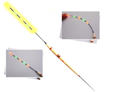 Wysoka Jakość Czuły Spławik LED+Bateria+Tuba 5 gr.