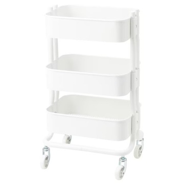 IKEA RASHULT wózek kuchenny łazienkowy BIAŁY