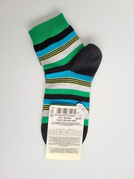Skarpetki CALZEDONIA Green PASKI NERO 25-29 KIDS
