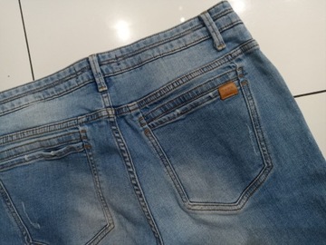 Spodnie męskie jeansowe ZARA 34/34 bawełna slim