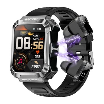 Smart Watch With Earbuds 3 In 1 Fitness Tracker