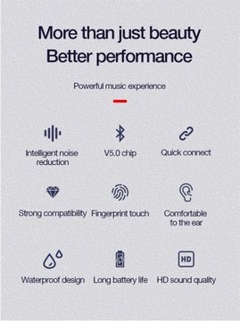 Беспроводные Bluetooth-наушники-вкладыши Lenovo Ht38 с чехлом для аккумулятора