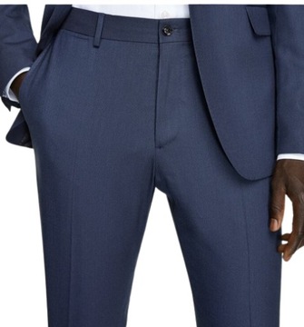 Spodnie garniturowe eleganckie Zara granatowe r.40