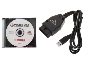 Польская программа VAG KKL OBD2 USB Интерфейс VW Skoda