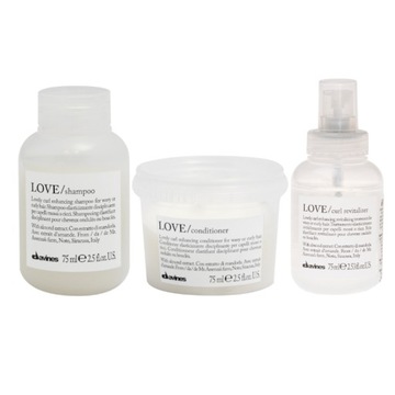 DAVINES LOVE CURL MINIZESTAW FALE LOKI 225ML