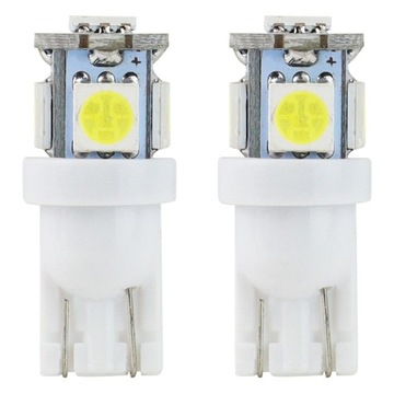 ŻARÓWKI LED STANDARD T10 W5W 5XSMD 5050 12V