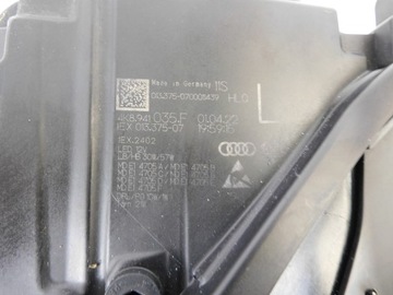 AUDI A7 4K8 C8 S7 SVĚTLO LEVÝ PŘEDNÍ MATRIX HD 4K8941035F PALCŮ