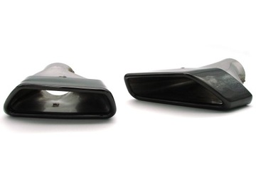 Końcówki wydechu BMW 5 G30 G31 F10 F11 G32 black piano zderzak M pakiet