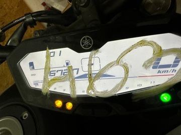 Yamaha MT 07 двигатель 700 SWAP MT07 счетчик выхлопных газов полный комплект 6720 км ГАРАНТИЯ