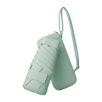 Мини-зонтики Дорожный зонт с зеленым чехлом