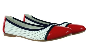 BALERINY WSUWANE WYGODNE BUTY DAMSKIE 6398 roz. 40
