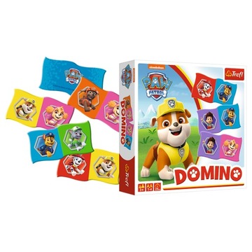 ДОМИНО-ИГРА PAW PATROL ИЗ КУБИКОВ 28 БЛОКОВ ДЛЯ ДЕТЕЙ