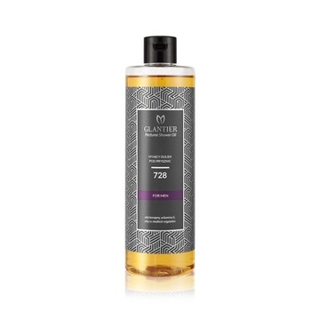 Myjący olejek pod prysznic dla mężczyzn Glantier 728 - 400 ml