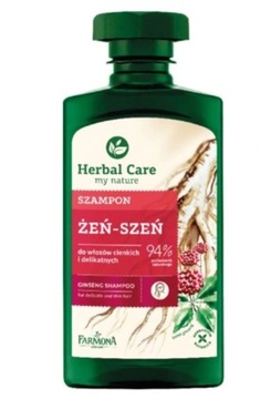 HERBAL CARE Szampon Żeń-Szeń do włosów cienkich i delikatnych 330 ml