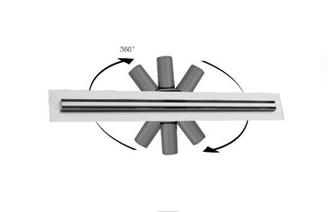 ЛИНЕЙНЫЙ СТОП SANITLINE SLIM 90см НИЗКИЙ 46мм