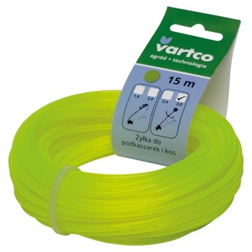 Vartco żyłka do podkaszarek i kos 2,4mm 15m