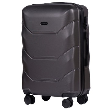 Walizka WINGS średnia 148 M DARK GREY 63 l ABS