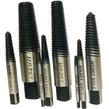 Экстракторы Hazet для сломанных винтов M3-M45 Premium