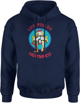 BREAKING BAD BLUZA LOS POLLOS HERMANOS MĘSKA R. S Z KAPTUREM DRESOWA NADRUK