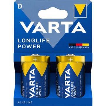 2x BATERIA ALKALICZNA VARTA LONGLIFE POWER D LR20 R20 MN1300
