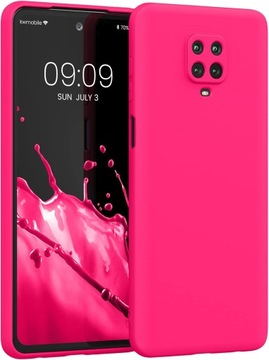Plecki Sasal do Xiaomi Redmi Note 9 Pro SILIKONOWE CASE TPU różowy