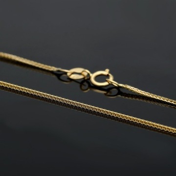 Złoty łańcuszek - Lisi Ogon 45cm pr.585