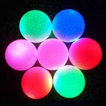 3 официальных разноцветных светодиодных мяча для гольфа