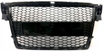AUDI A4 B8 ATRAPA ŚRODKOWA GRILL CZARNA RS LOOK
