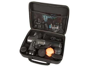 МАССАЖНЫЙ ПИСТОЛЕТ МАССАЖНЫЙ ПИСТОЛЕТ + РАЗОГРЕВАЮЩАЯ НАСАДКА 11 НАСАДОК